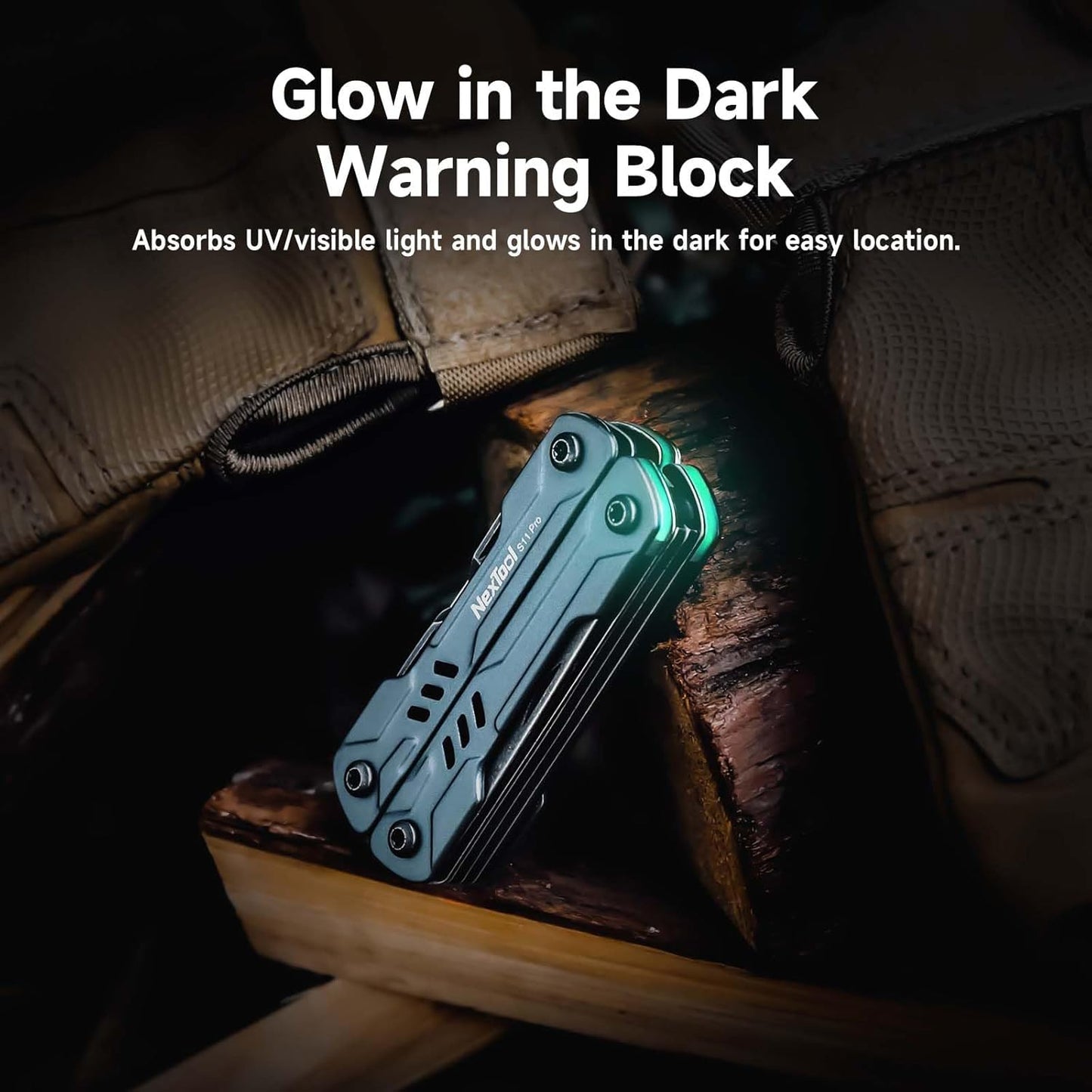 NexTool Mini Sailor S11 Pro Blue/Black Compact Multi-Tool with 12 Functions (Updated Version)