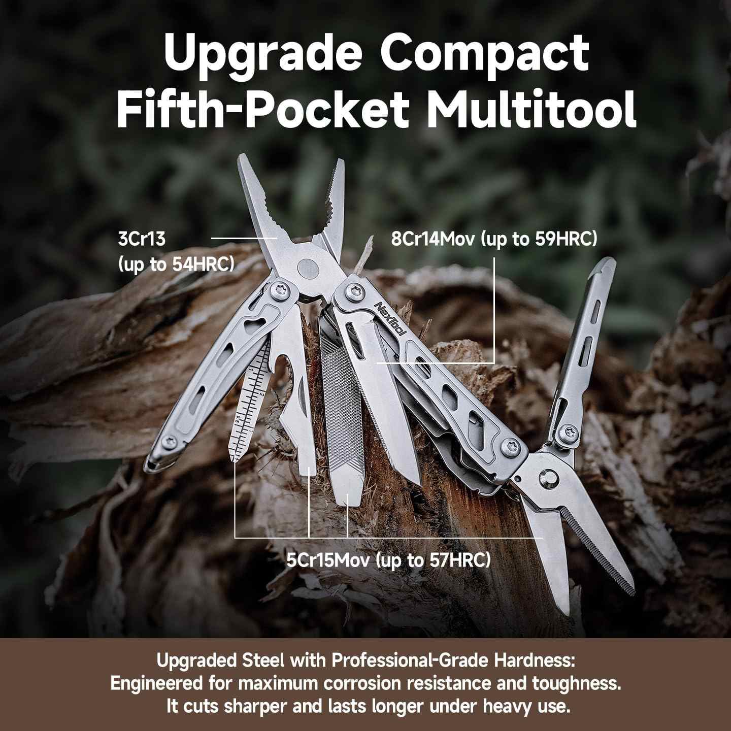 NexTool Mini Flagship F12 Compact Multi-Tool with 13 Functions NE20410