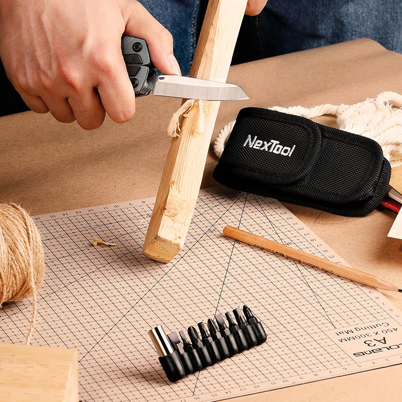 NexTool Sailor Pro Blue Multi-Tool 14 Functions with Pouch and Bit Kit