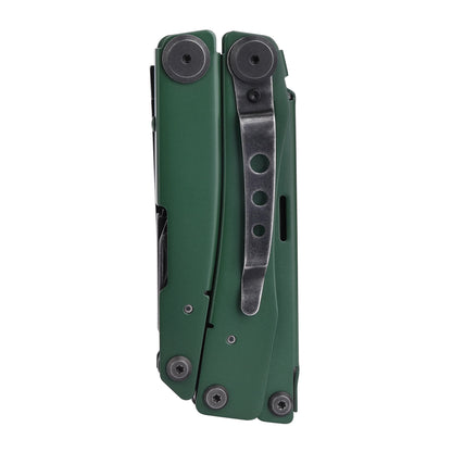 NexTool Flagship Pro Green / Black Stonewashed Multi-Tool 16 Functions with Nylon Pouch