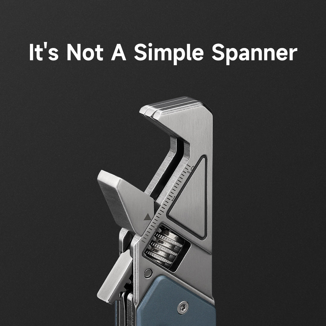 NexTool Light Wrench W1 Blue Multi-Tool 6 Functions with Pouch and Bit Kit