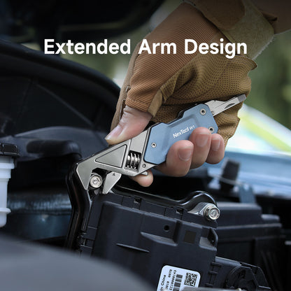 NexTool Light Wrench W1 Blue Multi-Tool 6 Functions with Pouch and Bit Kit