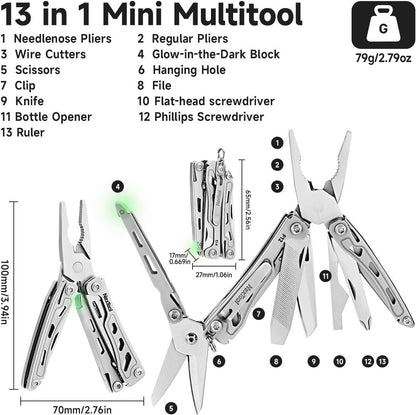 NexTool Mini Flagship F12 Compact Multi-Tool with 13 Functions NE20410
