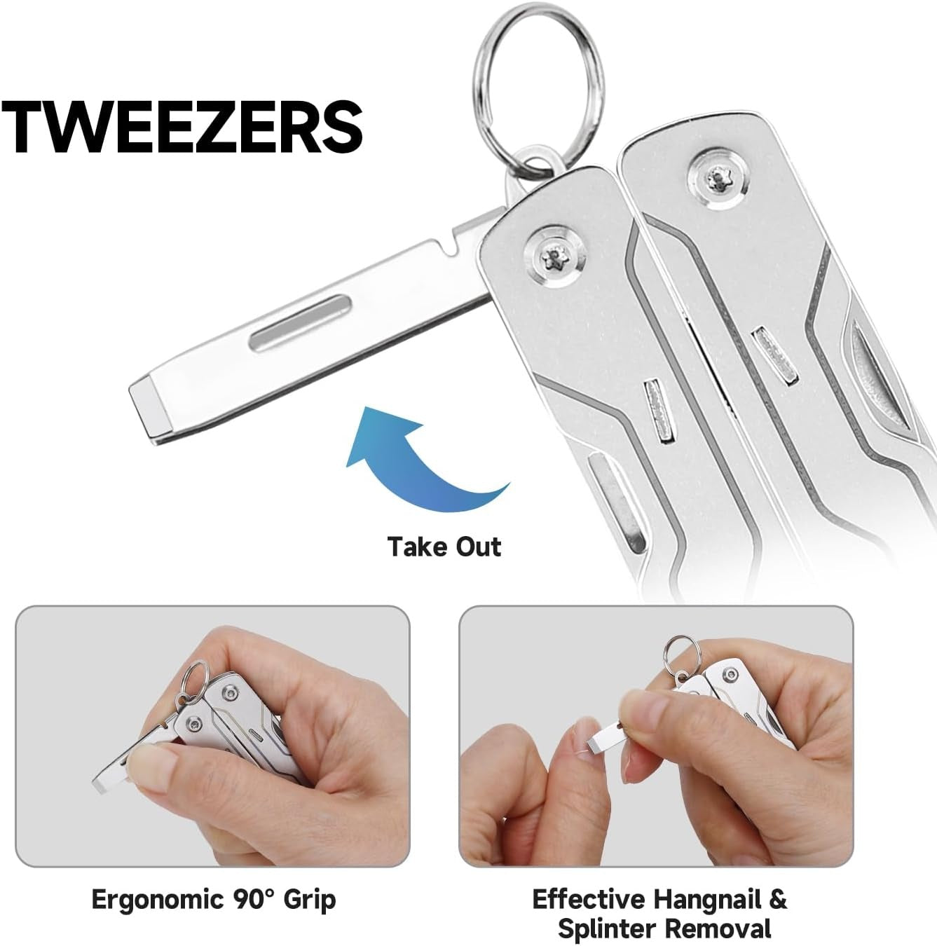 NexTool Micro Sailor Scissors S0 Bladeless Slim Keychain Multi-Tool 8 Functions NE20417