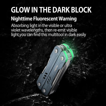 NexTool Mini Sailor S11 Blue Compact Multi-Tool with 11 Functions (Updated Version)