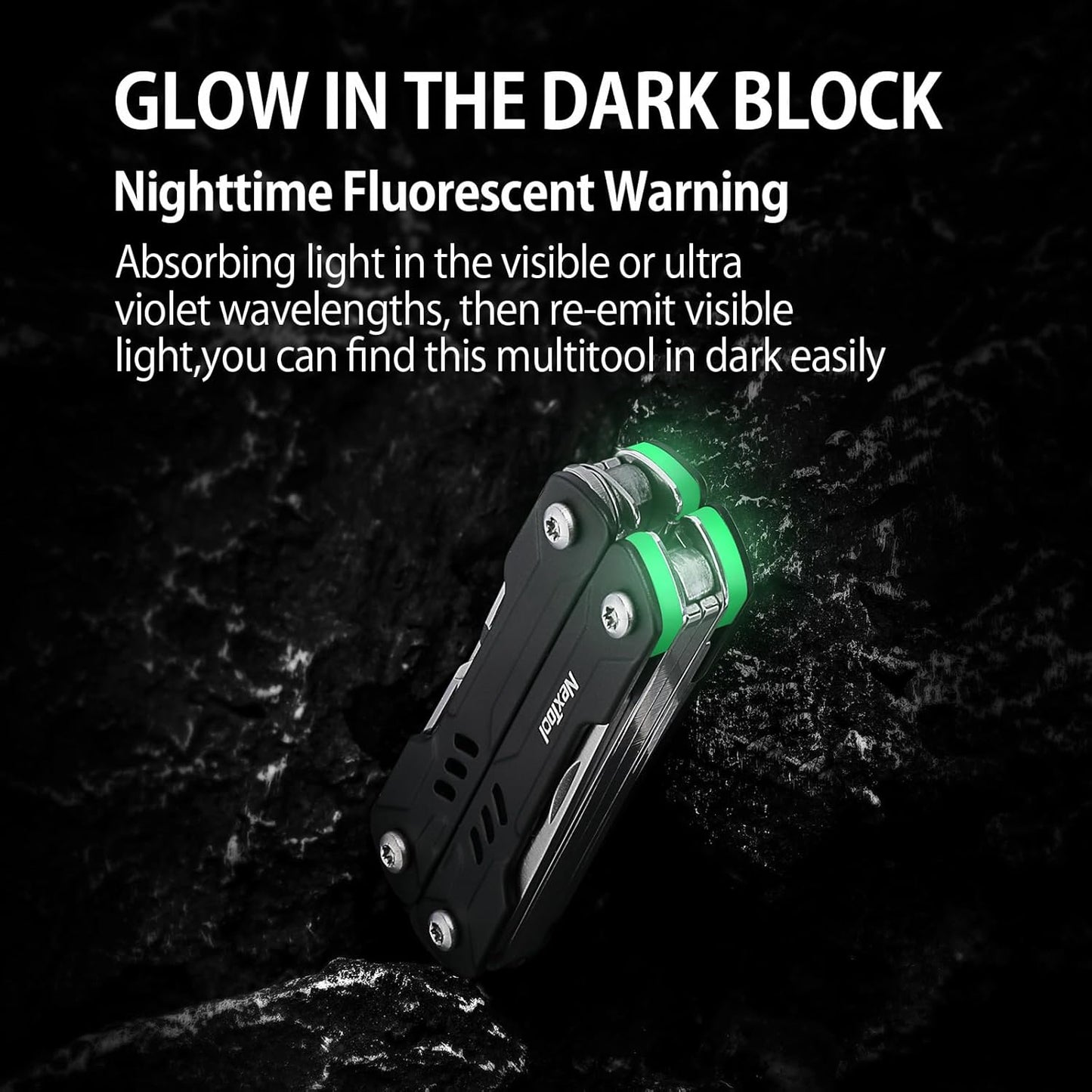 NexTool Mini Sailor S11 Black Compact Multi-Tool with 11 Functions (Updated Version)