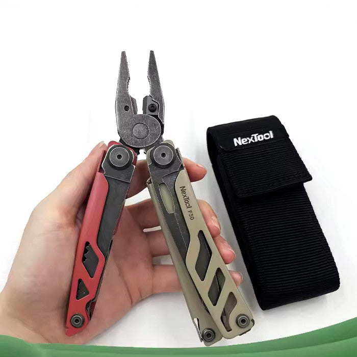 NexTool Flagship Pro F30 Hazelnut / Coral Stonewashed Multi-Tool 16 Functions with Nylon Pouch