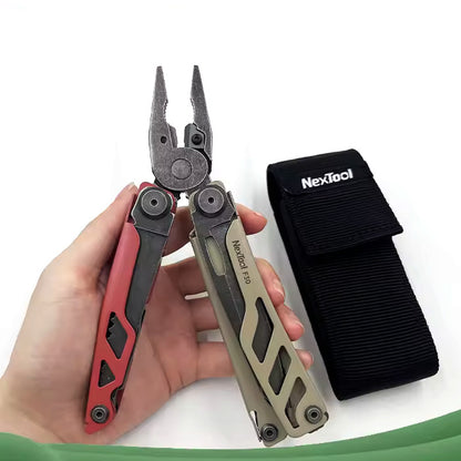 NexTool Flagship Pro F30 Hazelnut / Coral Stonewashed Multi-Tool 16 Functions with Nylon Pouch