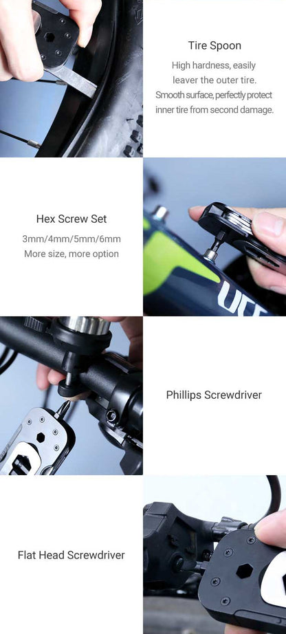 NexTool EDC Bicycle Repair Multi-Tool with Pouch