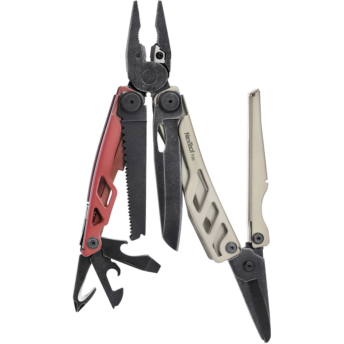 NexTool Flagship Pro F30 Hazelnut / Coral Stonewashed Multi-Tool 16 Functions with Nylon Pouch