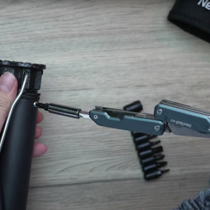 NexTool Light Wrench W2 Blue Multi-Tool Pliers 8 Functions with Pouch and Bit Kit