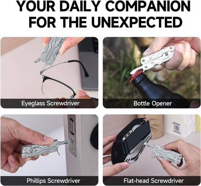 NexTool Micro Sailor Scissors S0 Bladeless Slim Keychain Multi-Tool 8 Functions NE20417