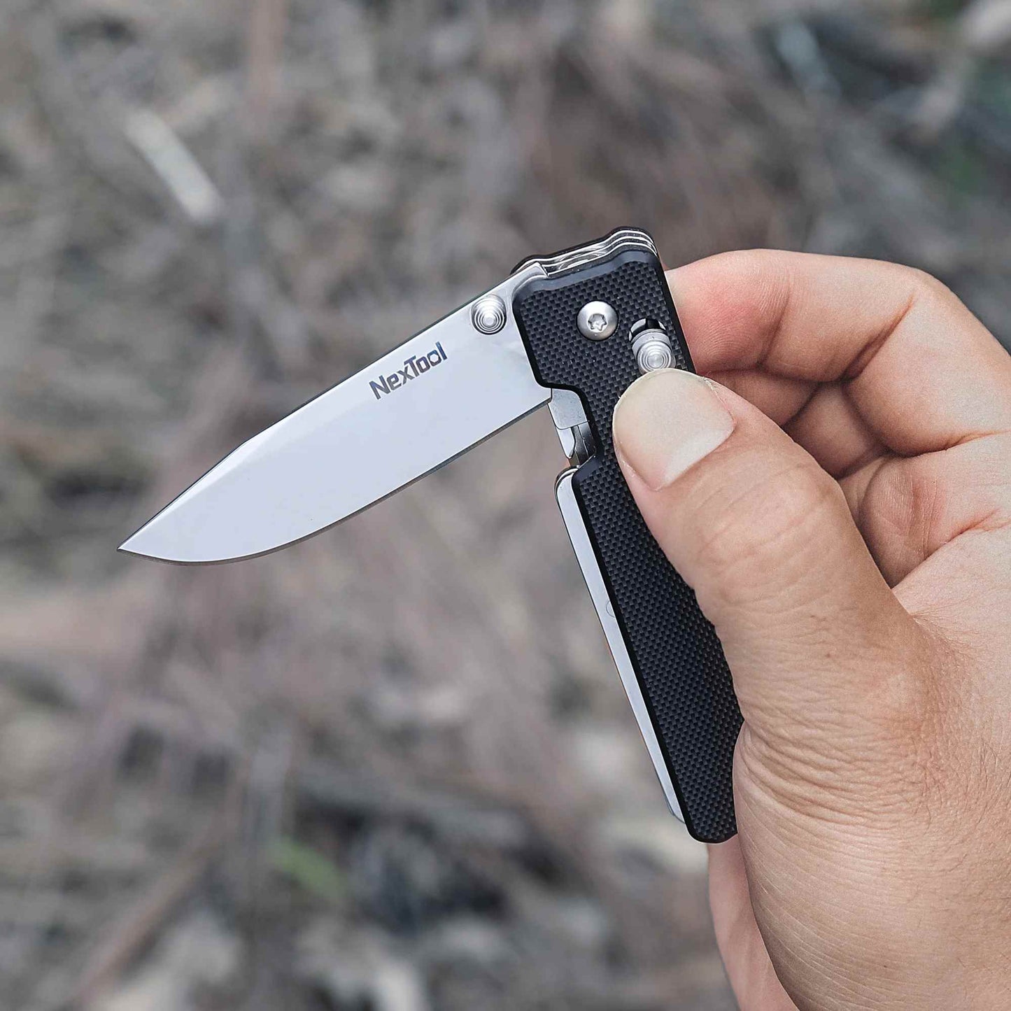 NexTool Knight K30 Sandvik 14C28N Axis-Lock Folding Knife Multi-Tool 11 Functions with S2 Bit Kit