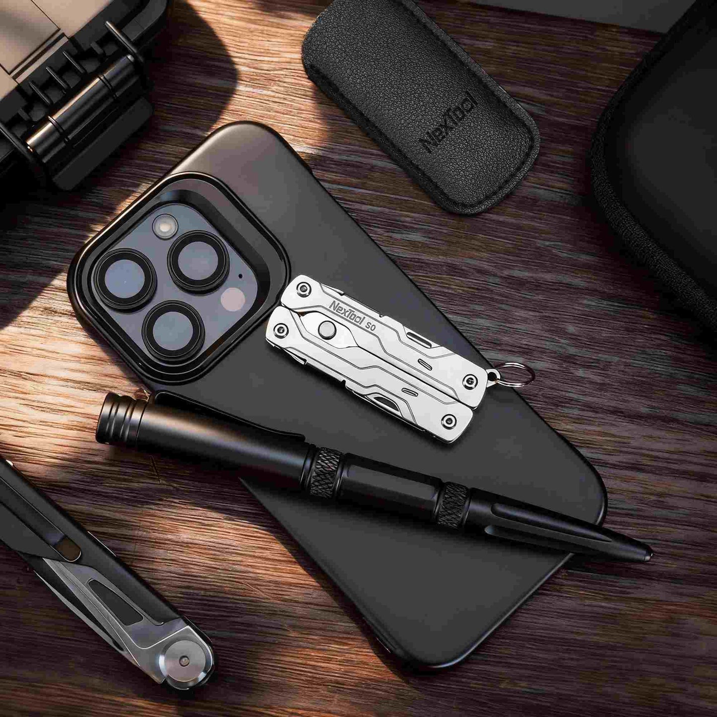 NexTool Micro Sailor Scissors S0 Bladeless Slim Keychain Multi-Tool 8 Functions NE20417