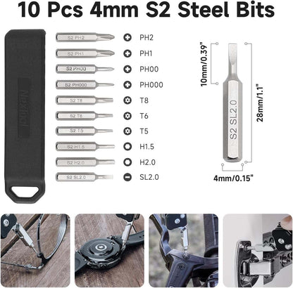 NexTool Knight K30 Sandvik 14C28N Axis-Lock Folding Knife Multi-Tool 11 Functions with S2 Bit Kit