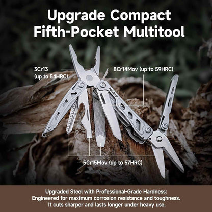 NexTool Mini Flagship F12 Khaki Compact Multi-Tool with 15 Functions NE20410F