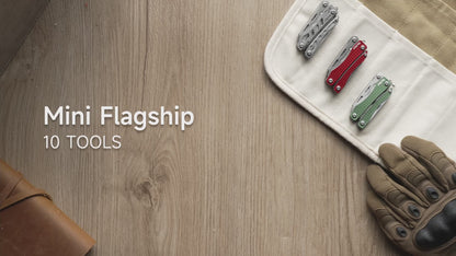 NexTool Mini Flagship Silver Compact Multi-Tool with 10 Functions (Updated version)